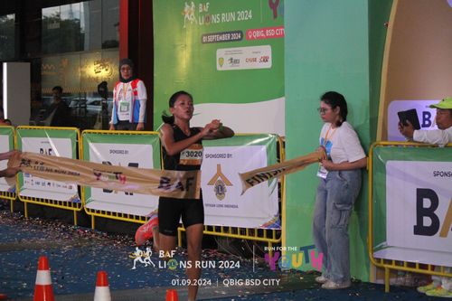 Race photo from BAF LIONS RUN 2024