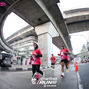 Race photo from SMARTFREN RUN 2026