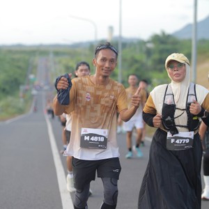 Race photo from KEDIRI HALF MARATHON 2026