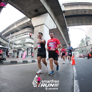 Race photo from SMARTFREN RUN 2026