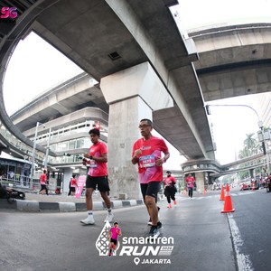 Race photo from SMARTFREN RUN 2026