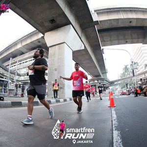 Race photo from SMARTFREN RUN 2026