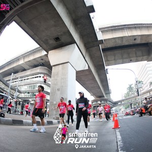 Race photo from SMARTFREN RUN 2026