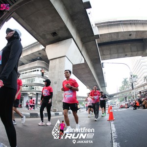 Race photo from SMARTFREN RUN 2026