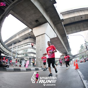 Race photo from SMARTFREN RUN 2026