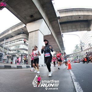 Race photo from SMARTFREN RUN 2026