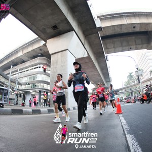 Race photo from SMARTFREN RUN 2026