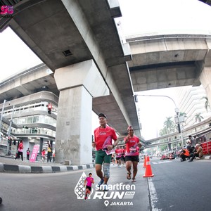 Race photo from SMARTFREN RUN 2026