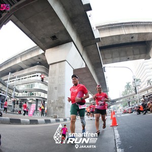 Race photo from SMARTFREN RUN 2026