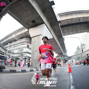 Race photo from SMARTFREN RUN 2026