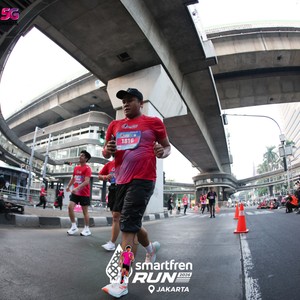 Race photo from SMARTFREN RUN 2026