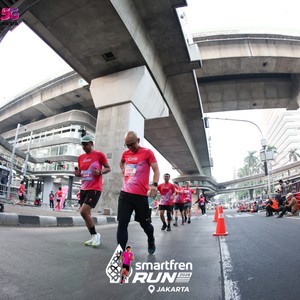 Race photo from SMARTFREN RUN 2026