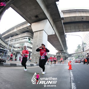 Race photo from SMARTFREN RUN 2026