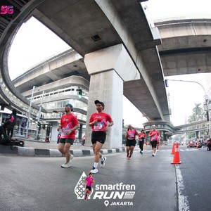 Race photo from SMARTFREN RUN 2026