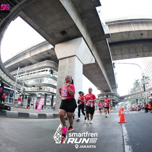 Race photo from SMARTFREN RUN 2026