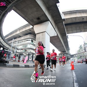 Race photo from SMARTFREN RUN 2026