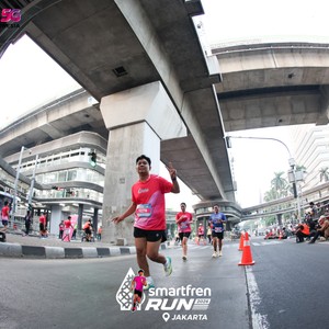 Race photo from SMARTFREN RUN 2026