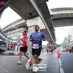 Race photo from SMARTFREN RUN 2026