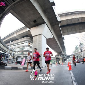 Race photo from SMARTFREN RUN 2026