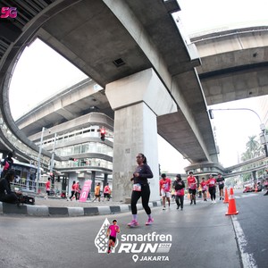 Race photo from SMARTFREN RUN 2026