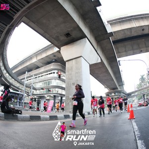 Race photo from SMARTFREN RUN 2026