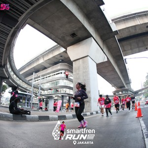 Race photo from SMARTFREN RUN 2026