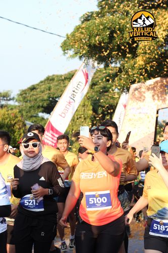 Race photo from Kelud Vertical Challenge 2024