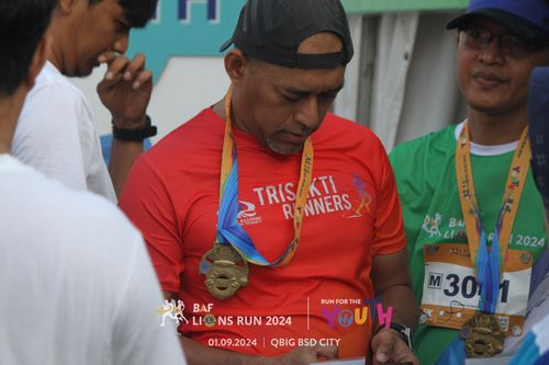 Race photo from BAF LIONS RUN 2024