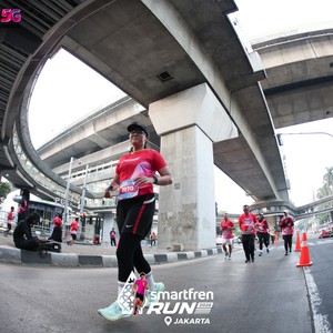 Race photo from SMARTFREN RUN 2026
