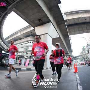 Race photo from SMARTFREN RUN 2026