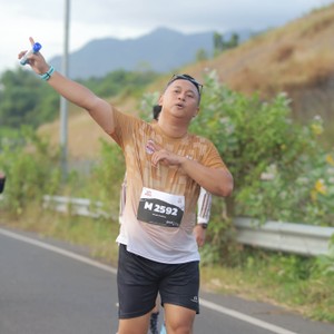 Race photo from KEDIRI HALF MARATHON 2026