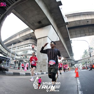 Race photo from SMARTFREN RUN 2026