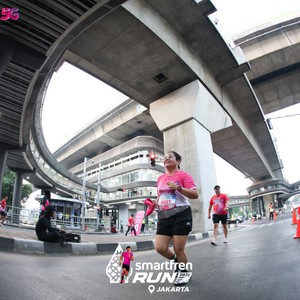 Race photo from SMARTFREN RUN 2026