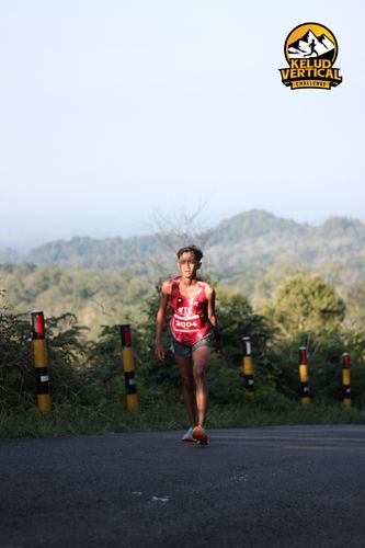 Race photo from Kelud Vertical Challenge 2024
