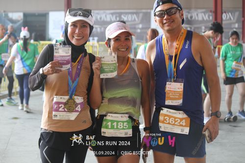 Race photo from BAF LIONS RUN 2024