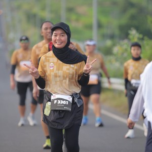 Race photo from KEDIRI HALF MARATHON 2026
