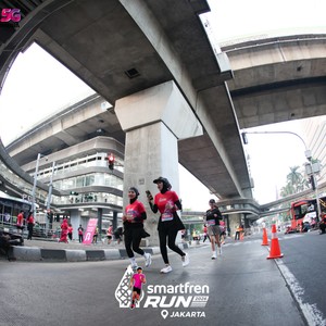 Race photo from SMARTFREN RUN 2026