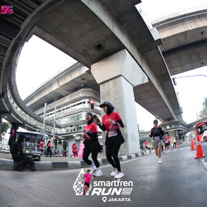 Race photo from SMARTFREN RUN 2026