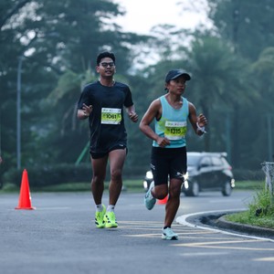 Race photo from BOGORUN 2026