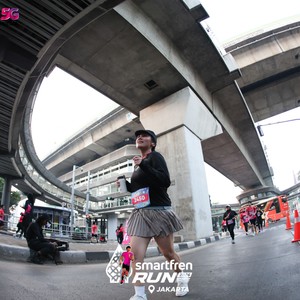 Race photo from SMARTFREN RUN 2026