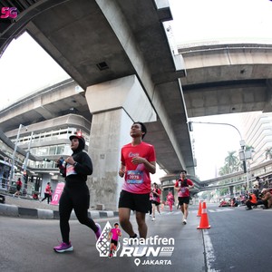 Race photo from SMARTFREN RUN 2026