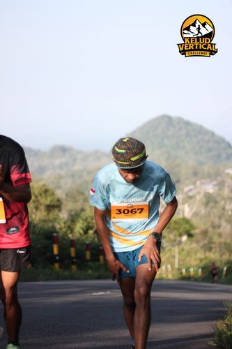 Race photo from Kelud Vertical Challenge 2024