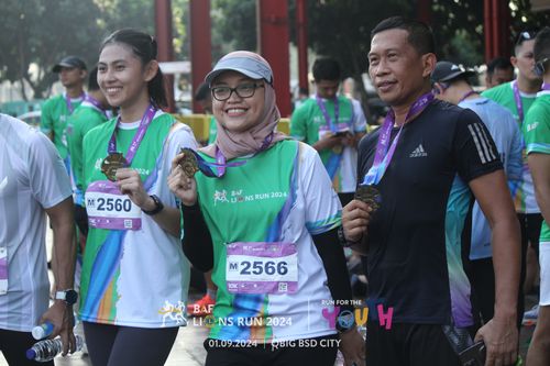 Race photo from BAF LIONS RUN 2024