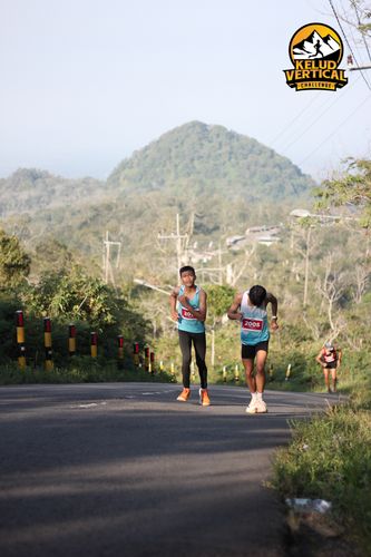 Race photo from Kelud Vertical Challenge 2024