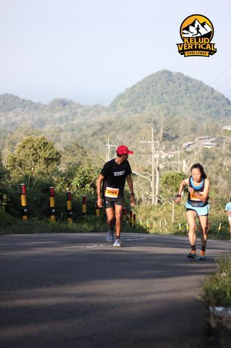 Race photo from Kelud Vertical Challenge 2024