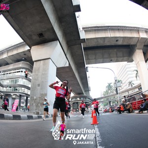 Race photo from SMARTFREN RUN 2026