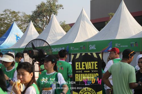 Race photo from BAF LIONS RUN 2024