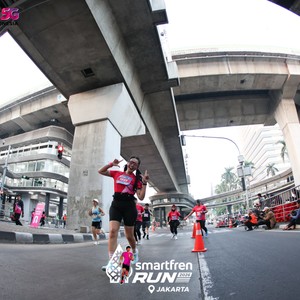 Race photo from SMARTFREN RUN 2026