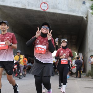 Race photo from KEDIRI HALF MARATHON 2026