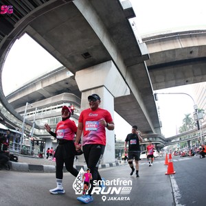 Race photo from SMARTFREN RUN 2026